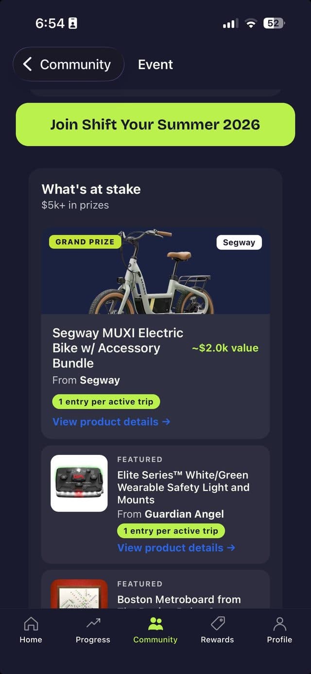 Shift Your Summer 2026 sweepstakes with a Segway e-bike grand prize